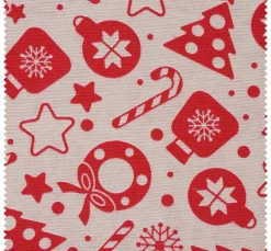 Motiv-Stoff Leinenoptik "Timeless"