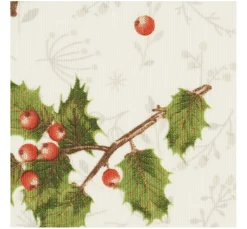 Motiv-Stoff Leinenoptik "Woodland"