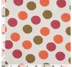 Motiv-Stoff Leinenoptik "Zahira"