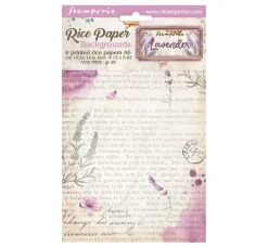 Motiv-Strohseide Backgrounds "Lavender"