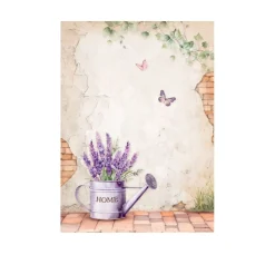 Motiv-Strohseide Backgrounds "Lavender"