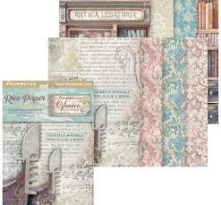 Motiv-Strohseide Backgrounds "Venice City of Art"