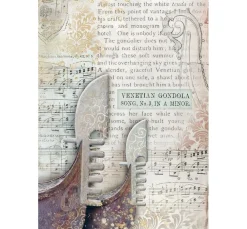 Motiv-Strohseide Backgrounds "Venice City of Art"