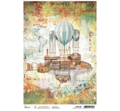 Motiv-Strohseide "Coral Reef - Around the Seawold"