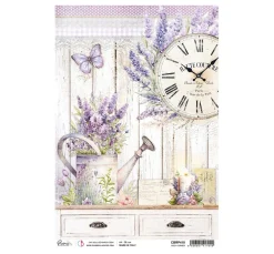 Motiv-Strohseide "Morning in Provence - Cozy Corner"