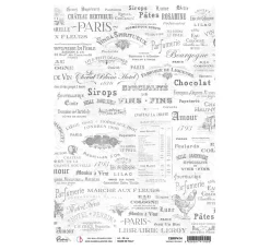 Motiv-Strohseide "Morning Provence - Vintage Delight"