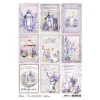 Motiv-Strohseide "Morning Provence - Lavender Cards"