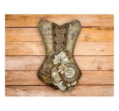 Motiv-Strohseide "Old Lace"