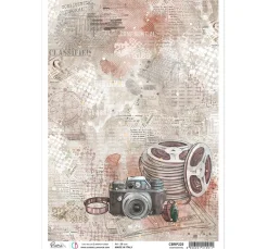 Motiv-Strohseide "Secret Pictures"