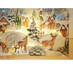 Motiv-Strohseide "Snowtime"