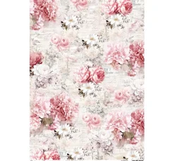 Motiv-Strohseide "Timeless Bloom"