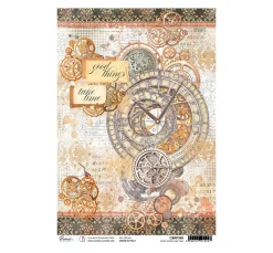 Motiv-Strohseide "Wizard Academy -Good Things take Time"