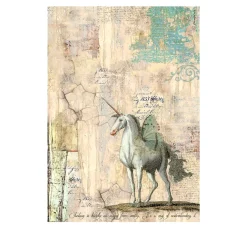 Motiv-Strohseide "Wonderland"