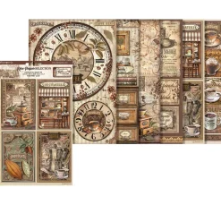 Motiv-Strohseiden Sortiment "Coffee and Chocolate"