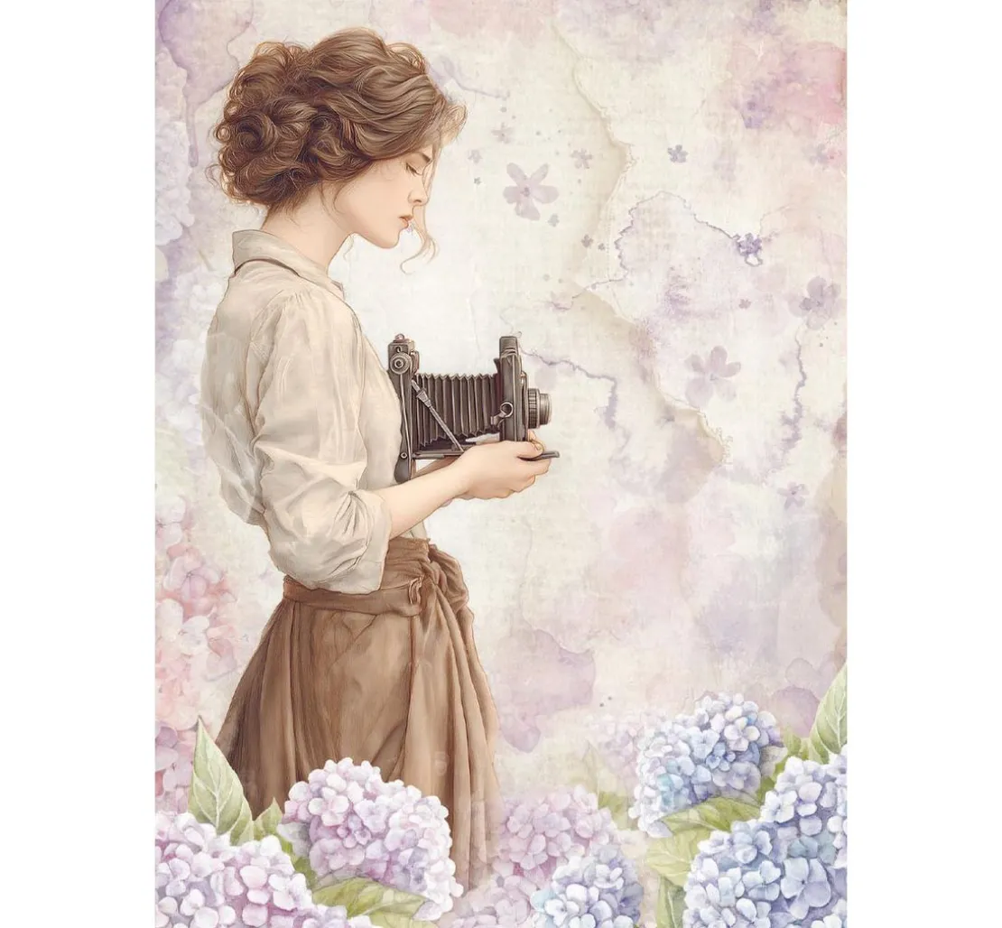 Motiv-Strohseiden Sortiment "Quiet Days"