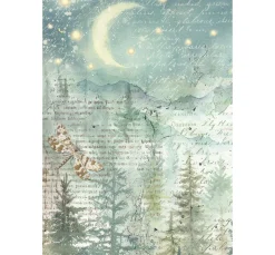 Motiv-Strohseiden Sortiment "Herbarium Silvae", 8er Set