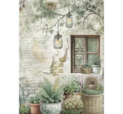 Motiv-Strohseiden Sortiment "Herbarium Silvae", 6er-Set