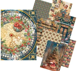 Motiv-Strohseiden Sortiment "Toy Shop", 8er-Set