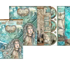 Motiv-Strohseiden Sortiment "Songs of the Sea"