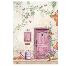 Motiv-Strohseiden Sortiment "Lavender"