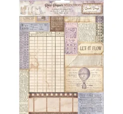 Motiv-Strohseiden Sortiment "Quiet Days"