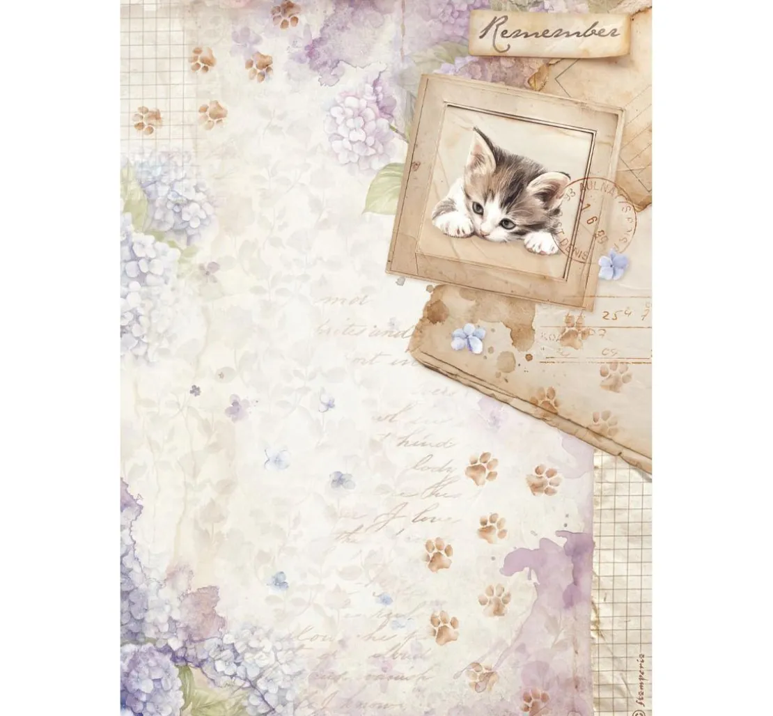 Motiv-Strohseiden Sortiment "Quiet Days"