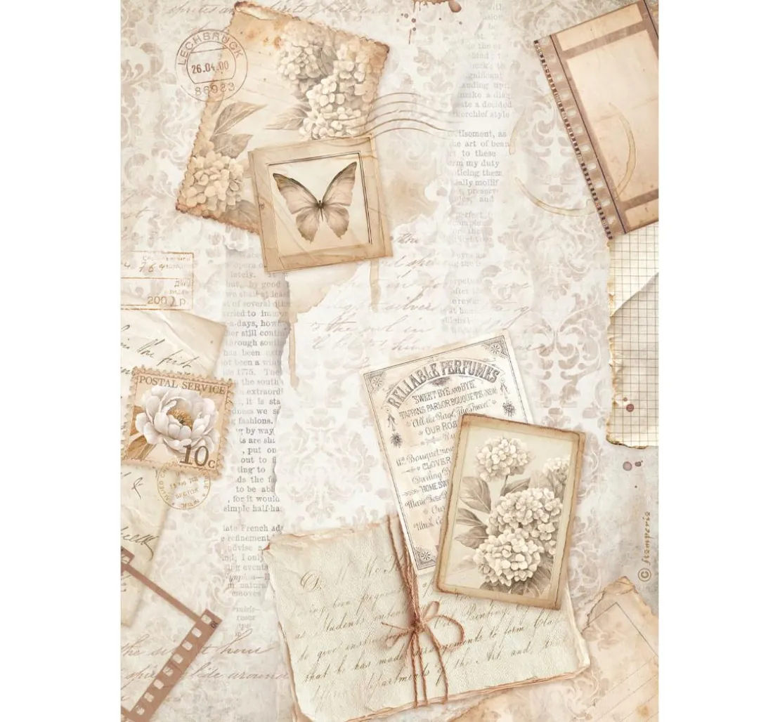 Motiv-Strohseiden Sortiment "Quiet Days"