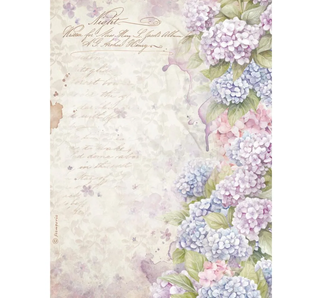 Motiv-Strohseiden Sortiment "Quiet Days"