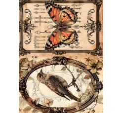 Motiv-Strohseiden Sortiment "Schönheiten der Natur"