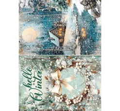 Motiv-Strohseiden Sortiment "Forest Tales", 8er-Set