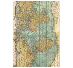 Motiv-Strohseiden Sortiment "Around the World", 6er-Set