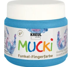 MUCKI Funkel-Fingerfarbe, 6er-Set