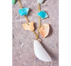 Muschelperlen, bunter Mix, 100 g