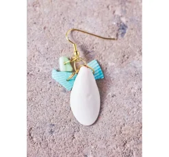 Muschelperlen, bunter Mix, 100 g