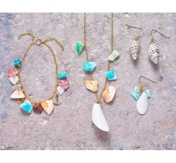 Muschelperlen, bunter Mix, 100 g