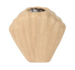Muschelvase, Pappmaché, wasserdicht