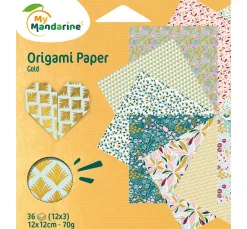 My Mandarine Faltpapier-Sortiment "Gold"