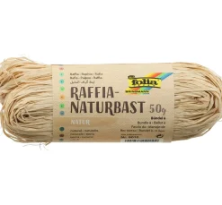 Naturbast, naturfarben