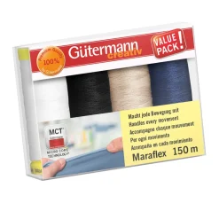 Nähfaden-Set Maraflex, 4 Spulen