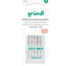 Nähmaschinennadeln Jeans, No. 90 - 100