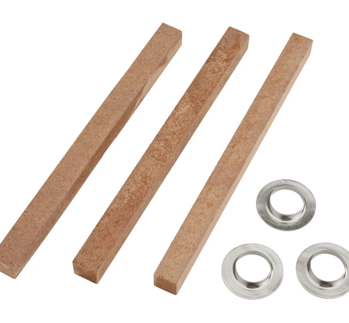 Outdoor-Docht mit Fuß, 3 Stk.