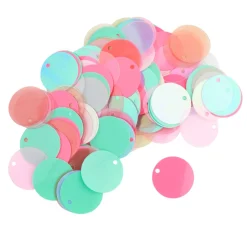Pailletten Rund-Mix, Multicolor