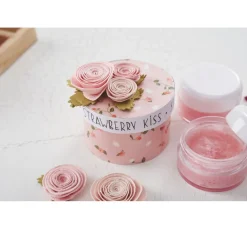 Papierblumen "Rosé", 9er-Set