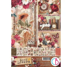 Papier-Set "Book Lovers"
