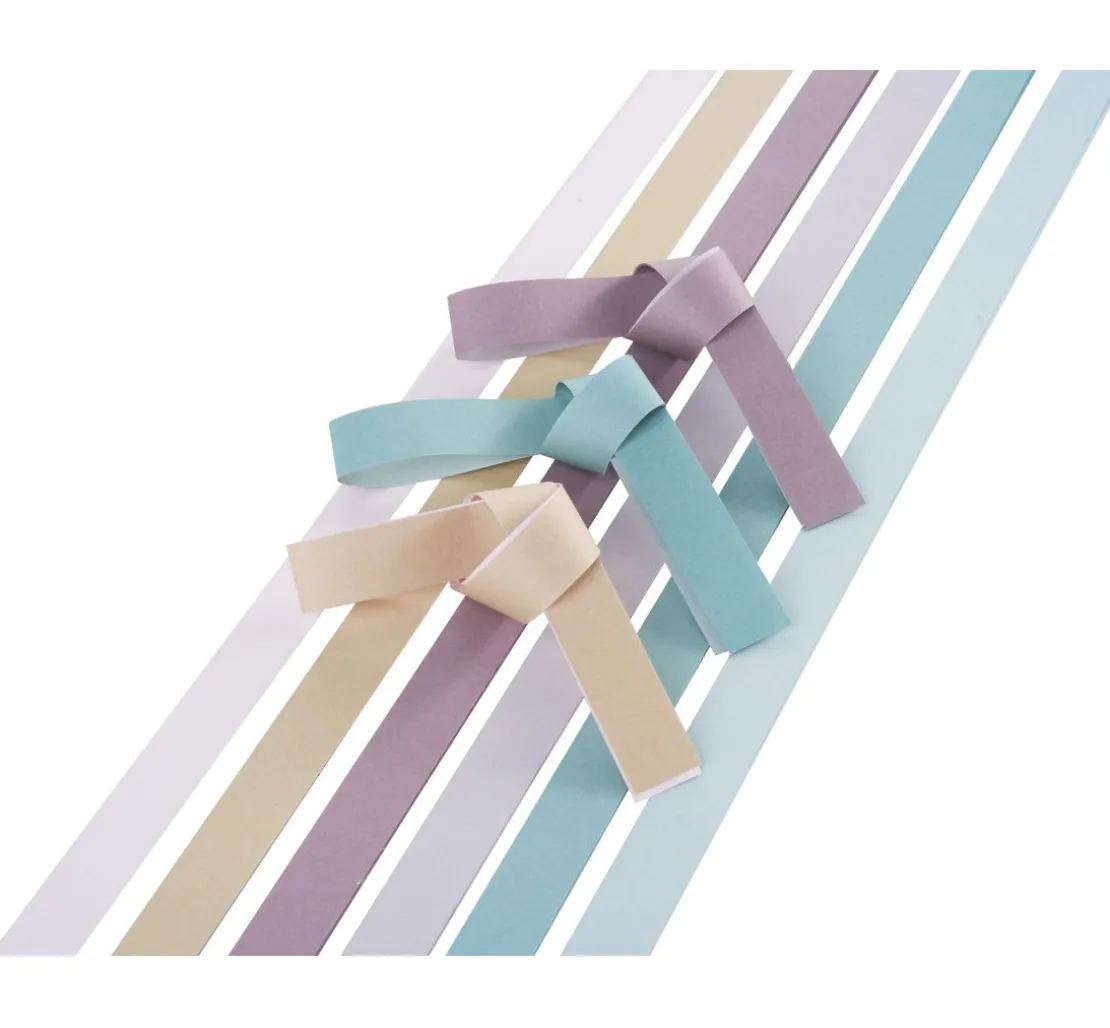 Papierstreifen "Duo-Color", Pudertöne