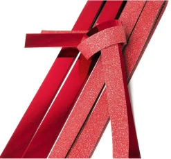 Papierstreifen glänzend "Glitter, rot"