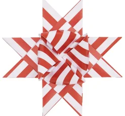 Papierstreifen "Stripes", Rot/Weiß