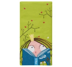 Papiertaschentücher "Princess and Book"