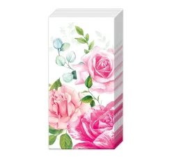 Papiertaschentücher "Rosen"