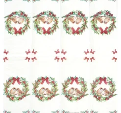 Papiertaschentücher "Sparrows In Wreath"